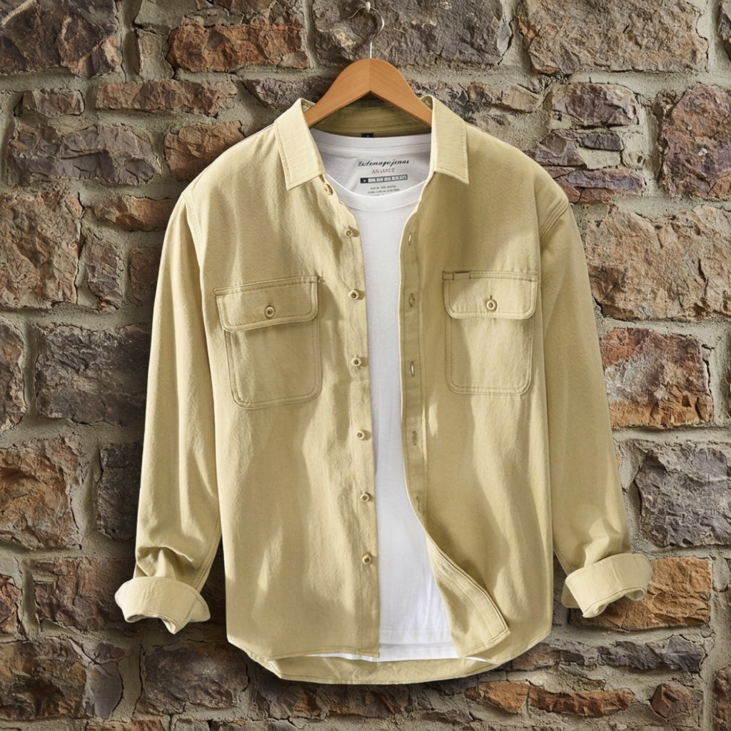 Men's Long Sleeve Shirt Refined Comfortable Fit – Laurent