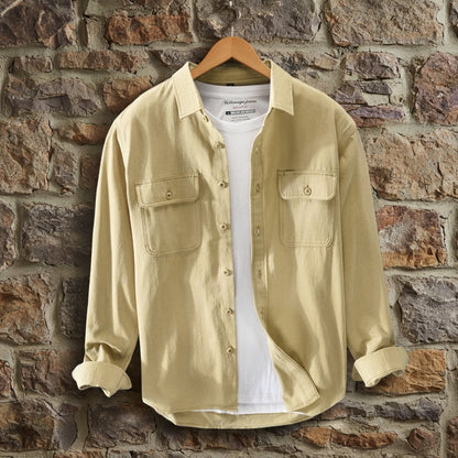 Men's Long Sleeve Shirt Refined Comfortable Fit – Laurent