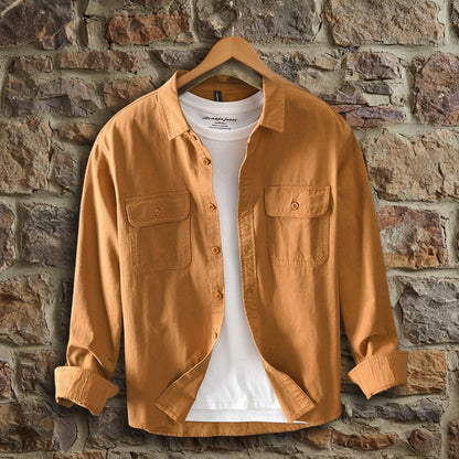 Men's Long Sleeve Shirt Refined Comfortable Fit – Laurent