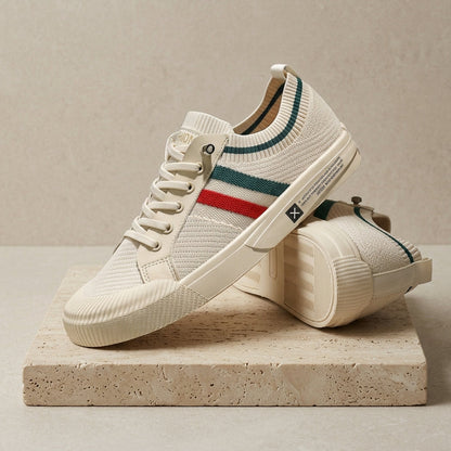 Siena Stripe Knit Trainers