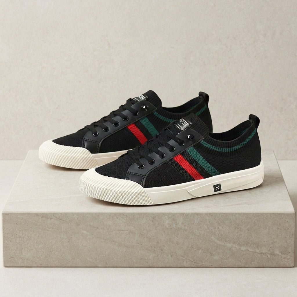 Siena Stripe Knit Trainers