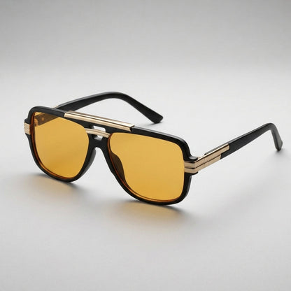 Aviator Sunglasses Acetate Frame Tinted Lenses – Solenne