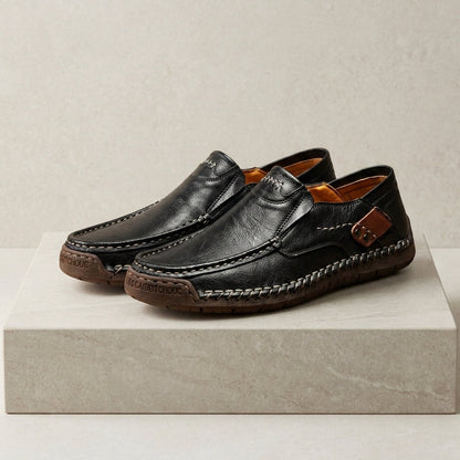 Faux Leather Slip-On Loafers for Women – Celeste