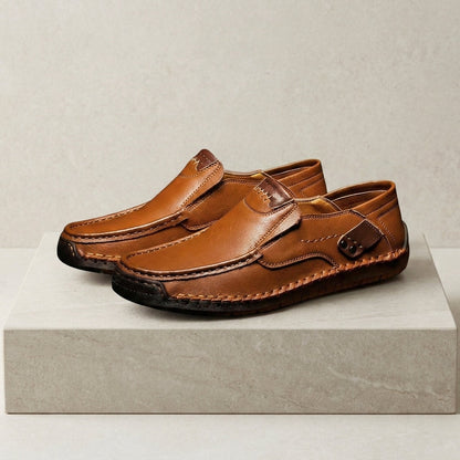 Faux Leather Slip-On Loafers for Women – Celeste