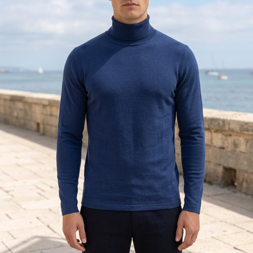 Slim-Fit Turtleneck Top for Women Soft Breathable Fabric – Maren