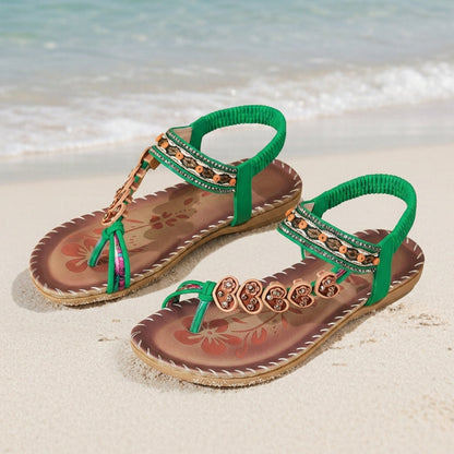 Orthopedic Sandals for Women Embellished Adjustable Supportive Comfort – Celeste