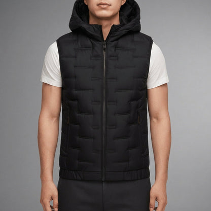 Hooded Puffer Vest Water Resistant Layering Gilet – Arden
