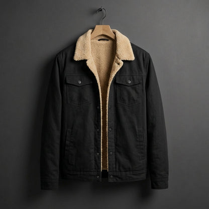 Cotton Blend Sherpa-Lined Field Jacket Versatile Everyday Style – Rowan