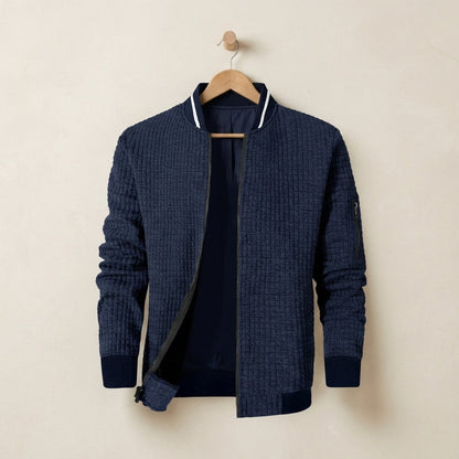 Quilted Bomber Jacket Full-Zip Lined Refined – Arden