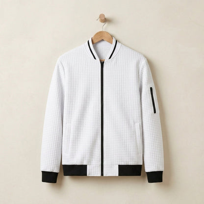 Quilted Bomber Jacket Full-Zip Lined Refined – Arden