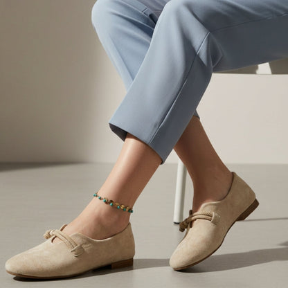 Faux Suede Loafers Slip-On Orthopedic Support – Elara