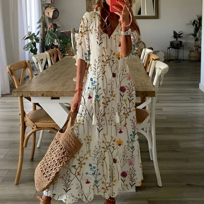 Women's Kaftan Dress Lightweight Bohemian Relaxed Fit – Maribel