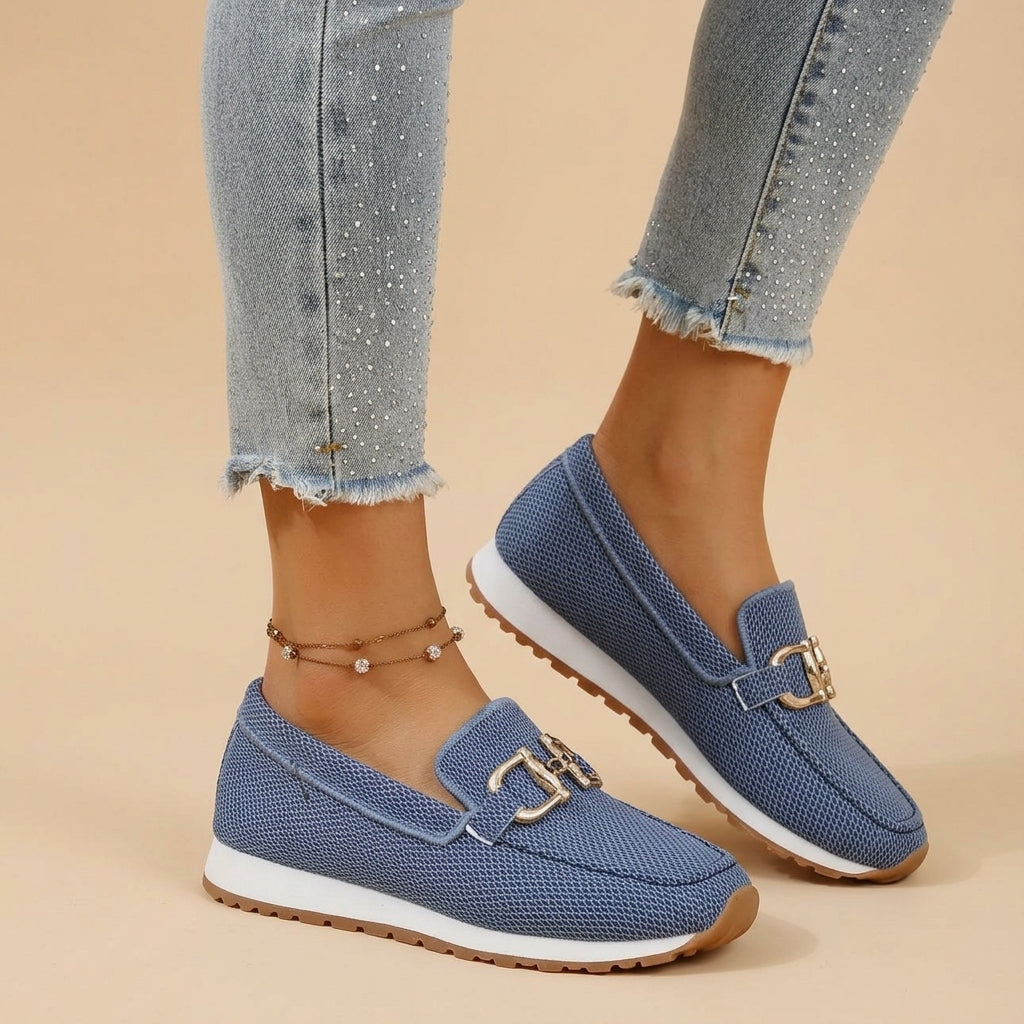 Orthopedic Knit Loafers for Women Slip-On Comfort – Alessia