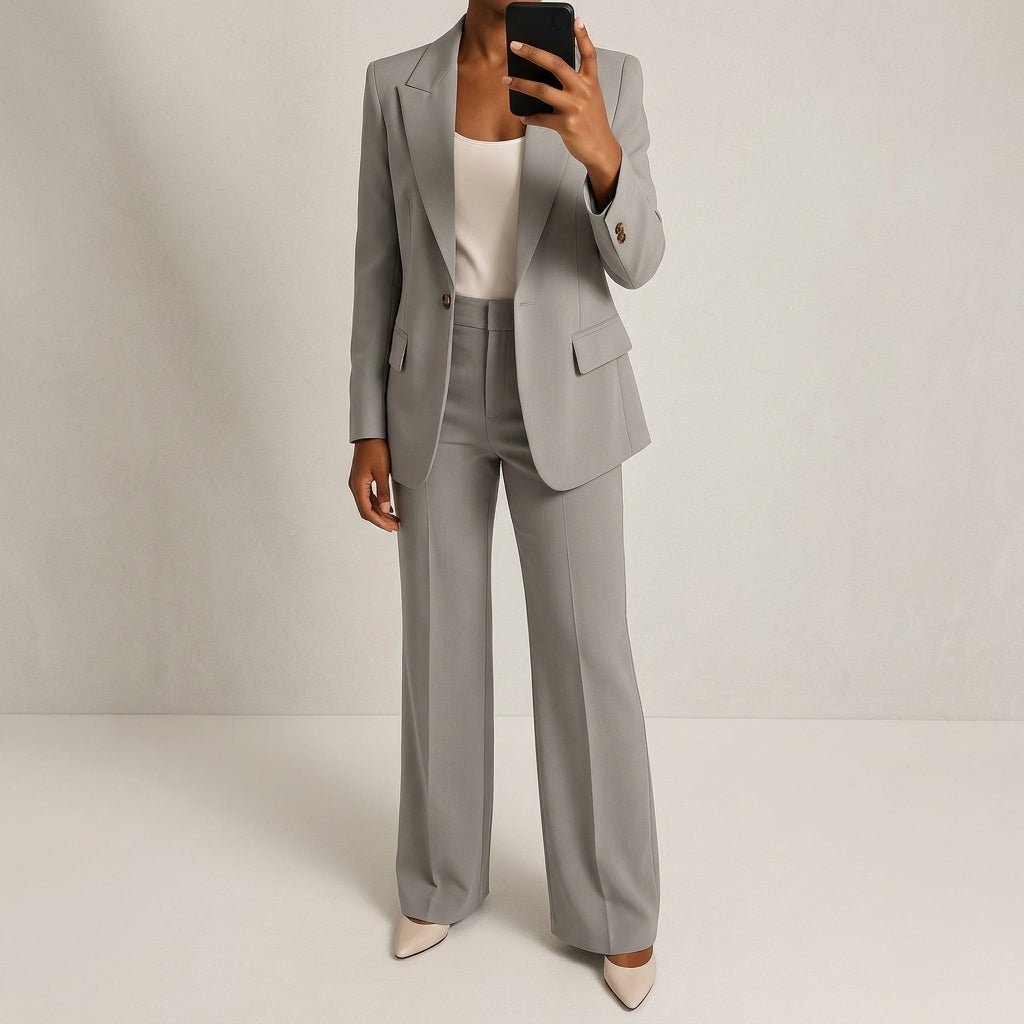 Women's Two-Piece Suit Tailored Fit Classic Style – Alessia
