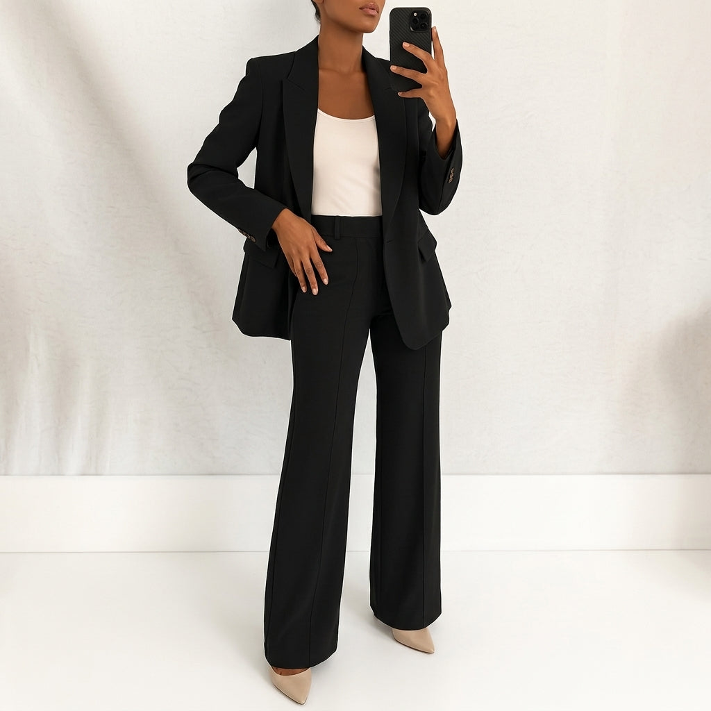 Women's Two-Piece Suit Tailored Fit Classic Style – Alessia