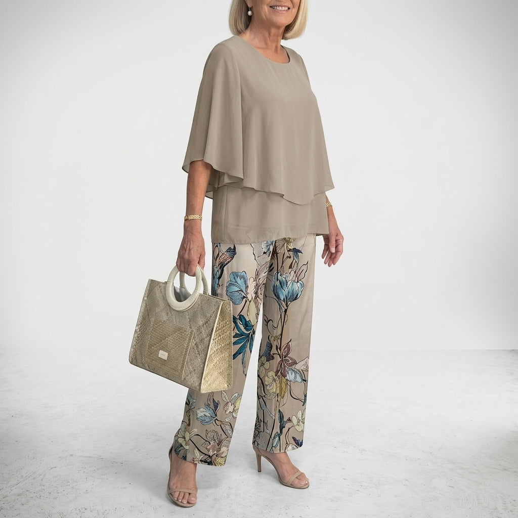 Wide-Leg Two-Piece Set in a Premium Fabric Blend – Marlowe