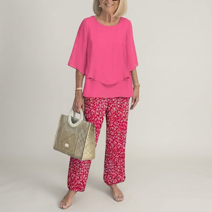 Wide-Leg Two-Piece Set in a Premium Fabric Blend – Marlowe