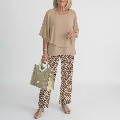 Wide-Leg Two-Piece Set in a Premium Fabric Blend – Marlowe