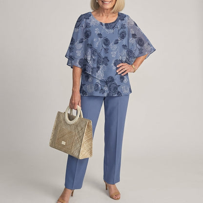 Wide-Leg Two-Piece Set in a Premium Fabric Blend – Marlowe