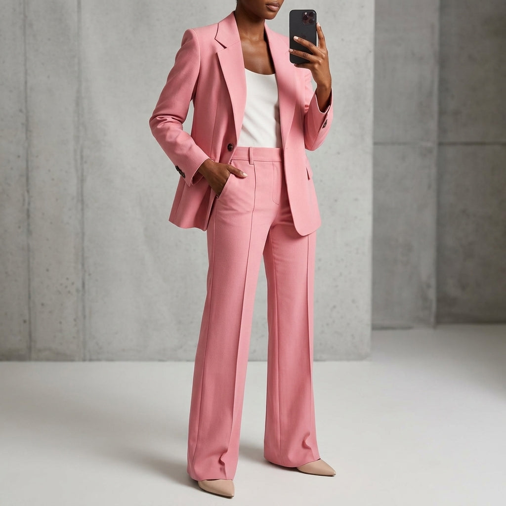 Women's Two-Piece Suit Tailored Fit Classic Style – Alessia