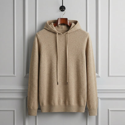 Cashmere Blend Hoodie Relaxed Fit Soft Feel – Elara