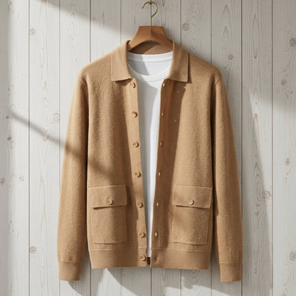Women's Cashmere Blend Longline Button Jacket – Alessia