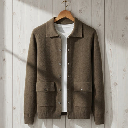 Women's Cashmere Blend Longline Button Jacket – Alessia