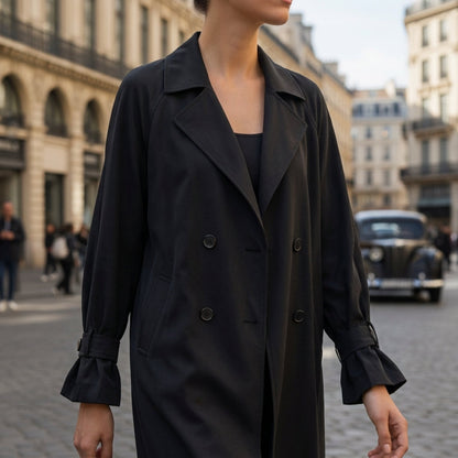 Waterproof Trench Coat Classic Refined Silhouette – Adeline