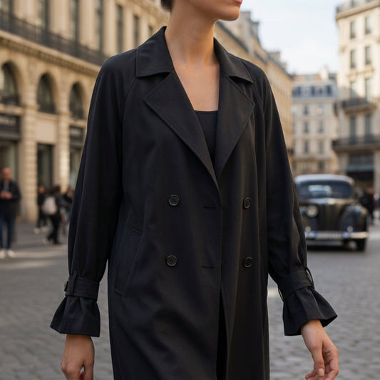 Waterproof Trench Coat Classic Refined Silhouette – Adeline