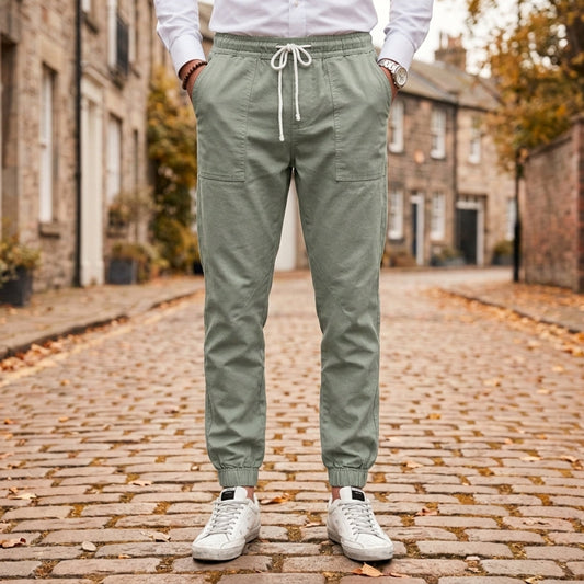 Men's Slim-Fit Cotton Blend Jogger Pants – Arden