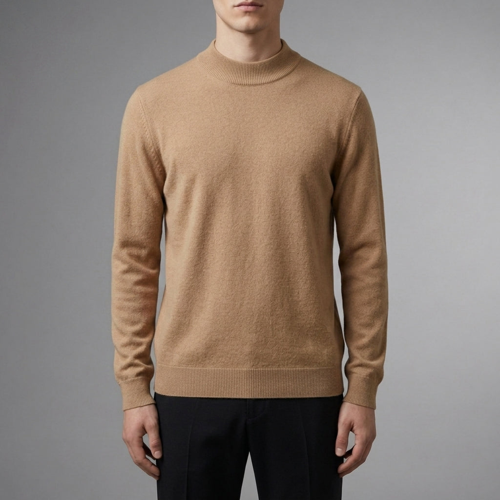 Men's Cashmere Blend Sweater Soft Refined Style – Laurent