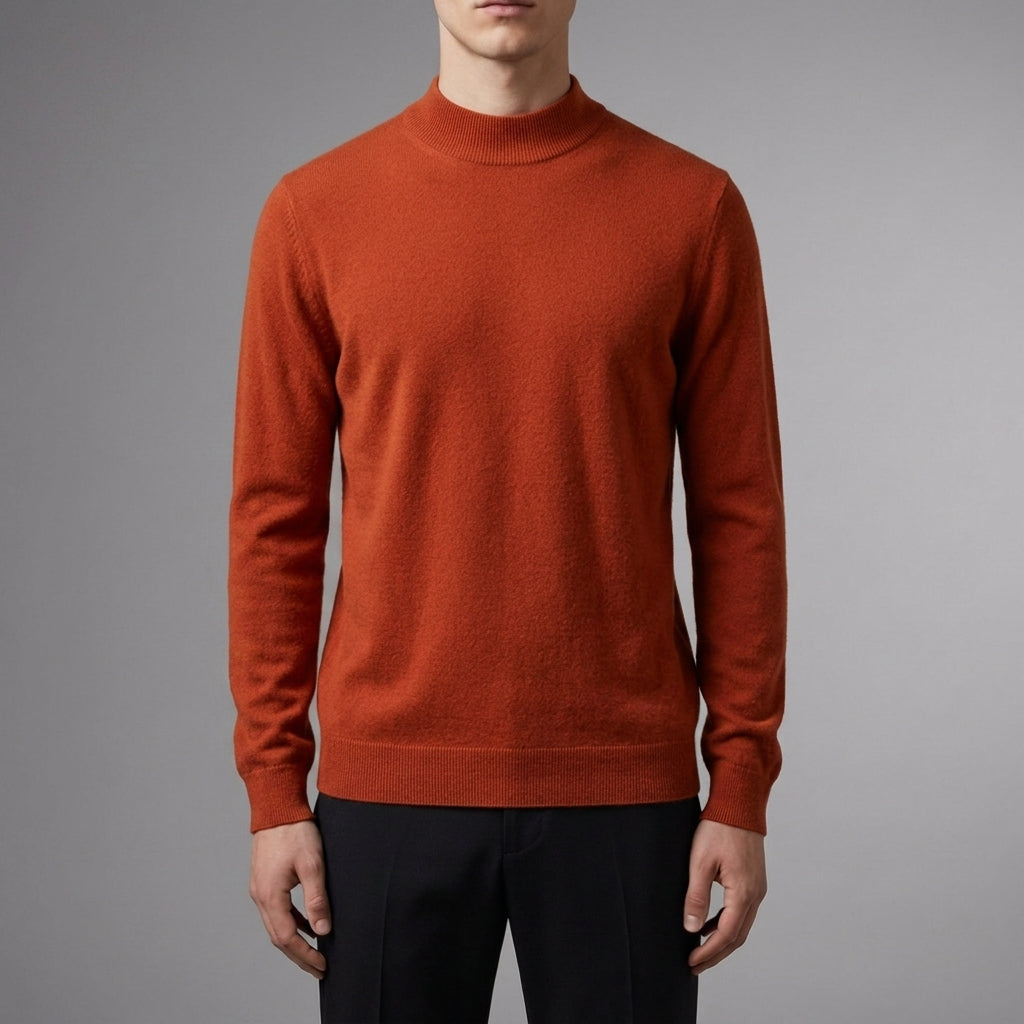 Men's Cashmere Blend Sweater Soft Refined Style – Laurent
