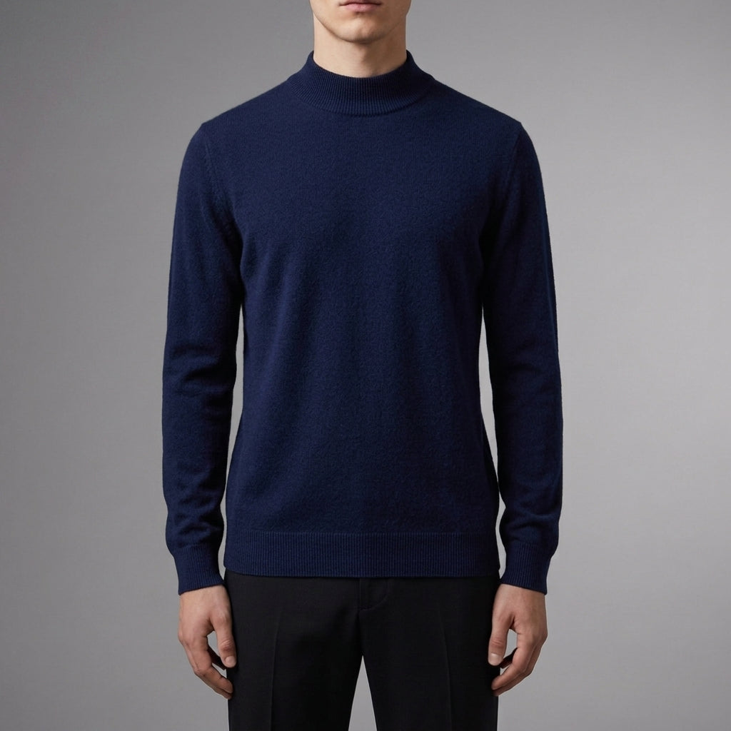 Men's Cashmere Blend Sweater Soft Refined Style – Laurent