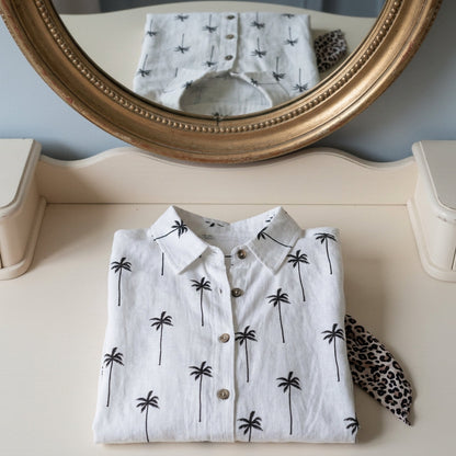 Relaxed Fit Patterned Shirt for Women – Marlowe
