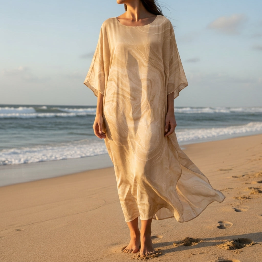 Women's Maxi Dress Batwing Sleeves Occasion Wear – Elara