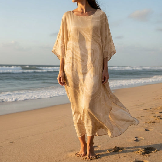 Women's Maxi Dress Batwing Sleeves Occasion Wear – Elara