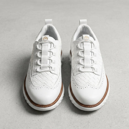 Leather Oxford Sneakers in Faux Leather – Arden