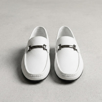 Faux Leather Bit Loafers for Women Slip-On Classic Style – Celeste