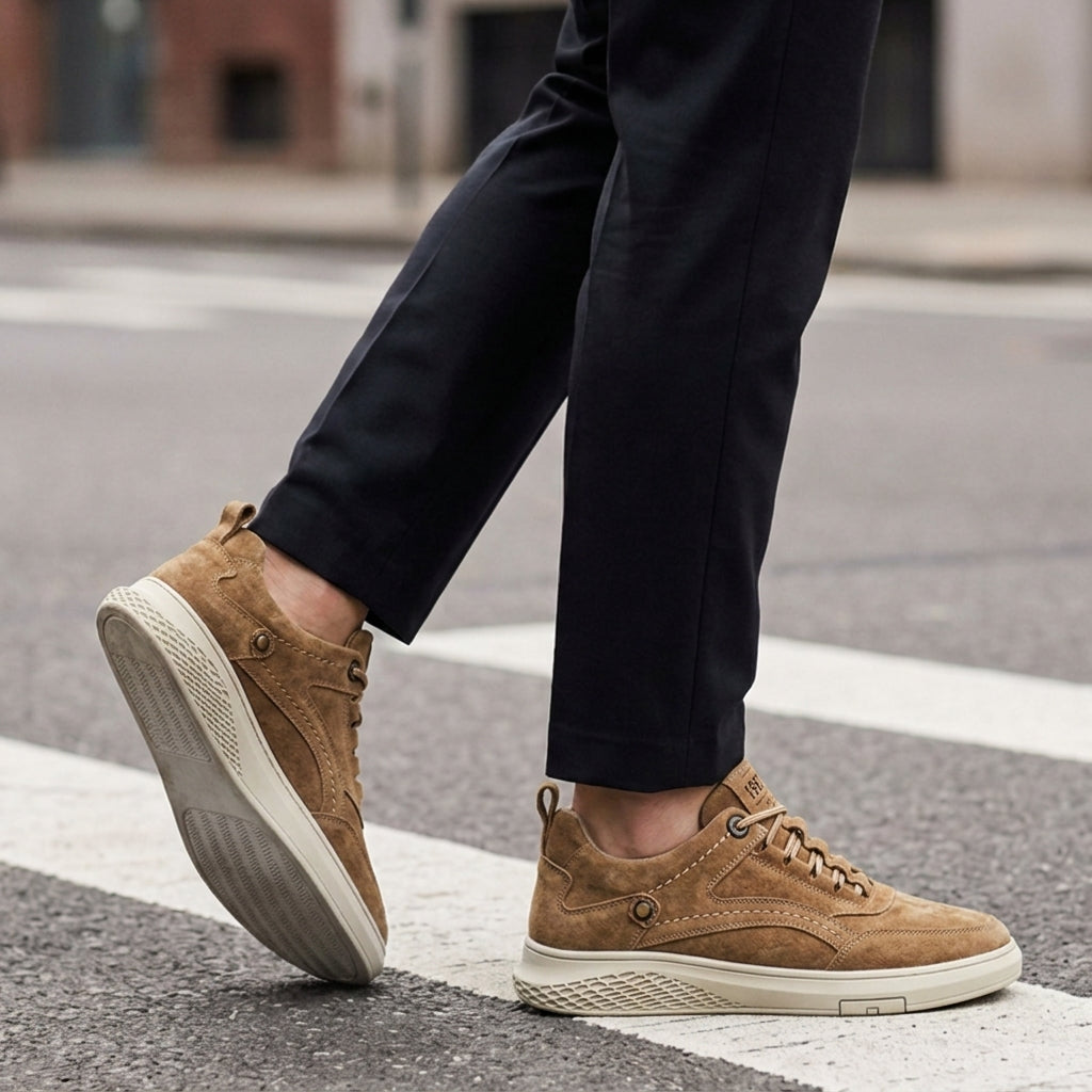 Faux Suede Sneakers Retro Everyday Style – Marlowe