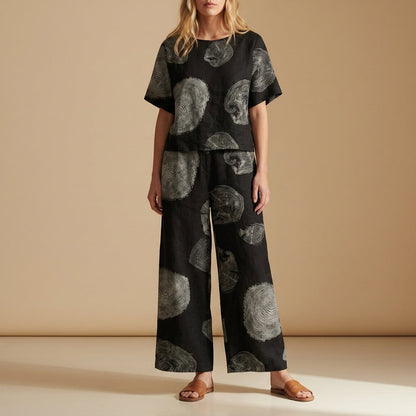 Women's Cotton Blend Co-ord Set Relaxed Fit – Celeste