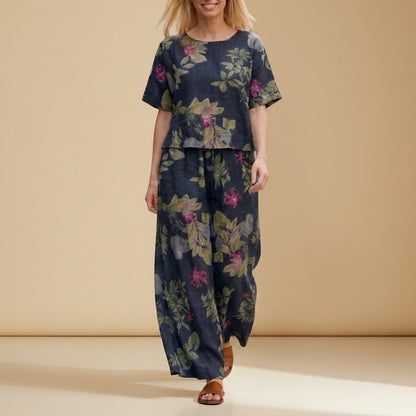 Women's Cotton Blend Co-ord Set Relaxed Fit – Celeste