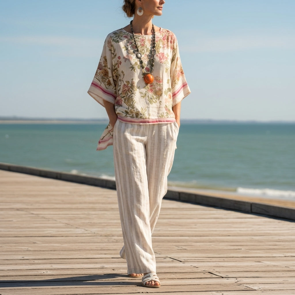 Women's Two-Piece Co-ord Set in a Luxurious Fabric Blend – Marlowe