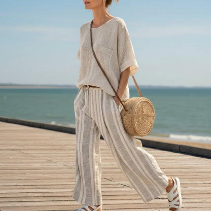 Women's Two-Piece Co-ord Set in a Luxurious Fabric Blend – Marlowe