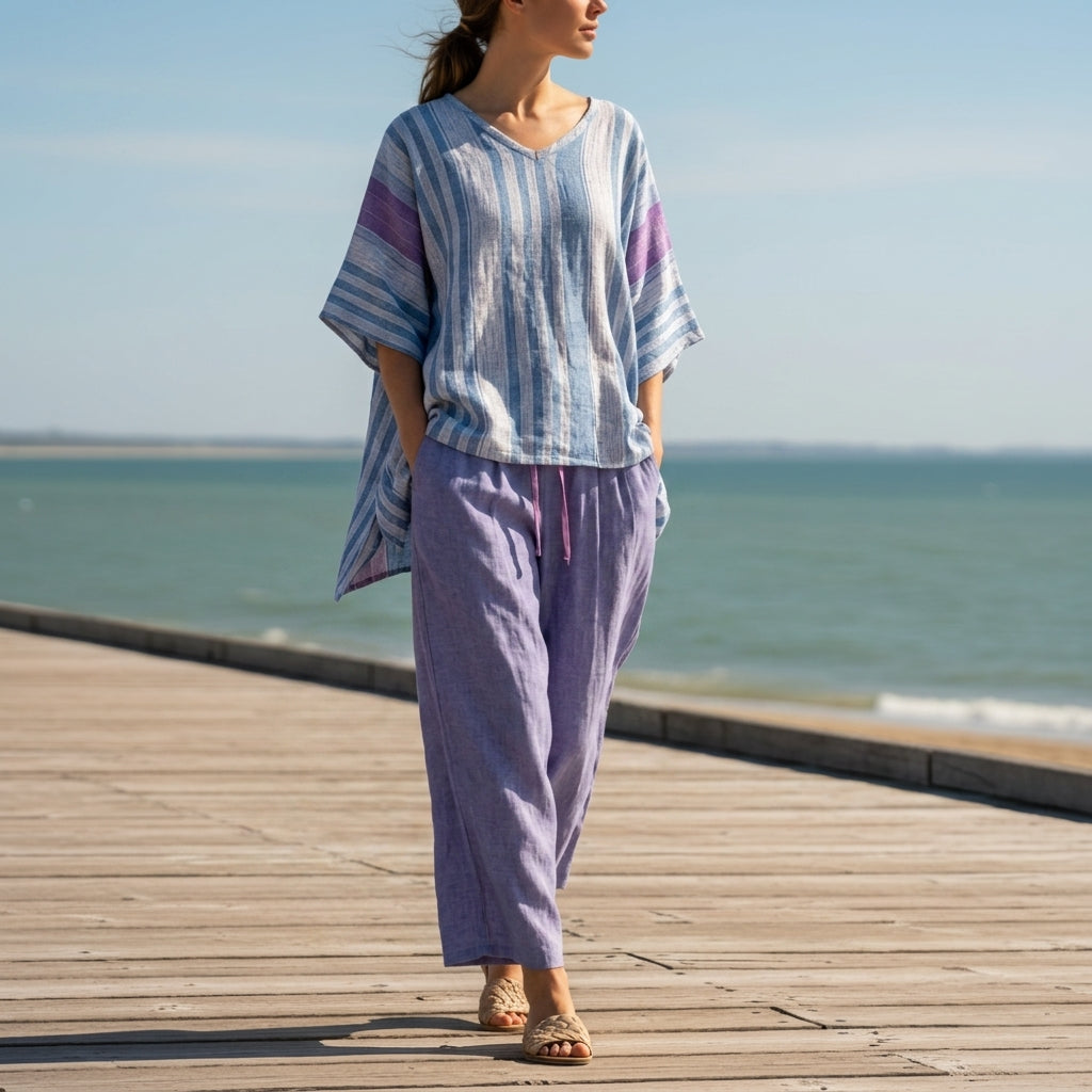 Women's Two-Piece Co-ord Set in a Luxurious Fabric Blend – Marlowe