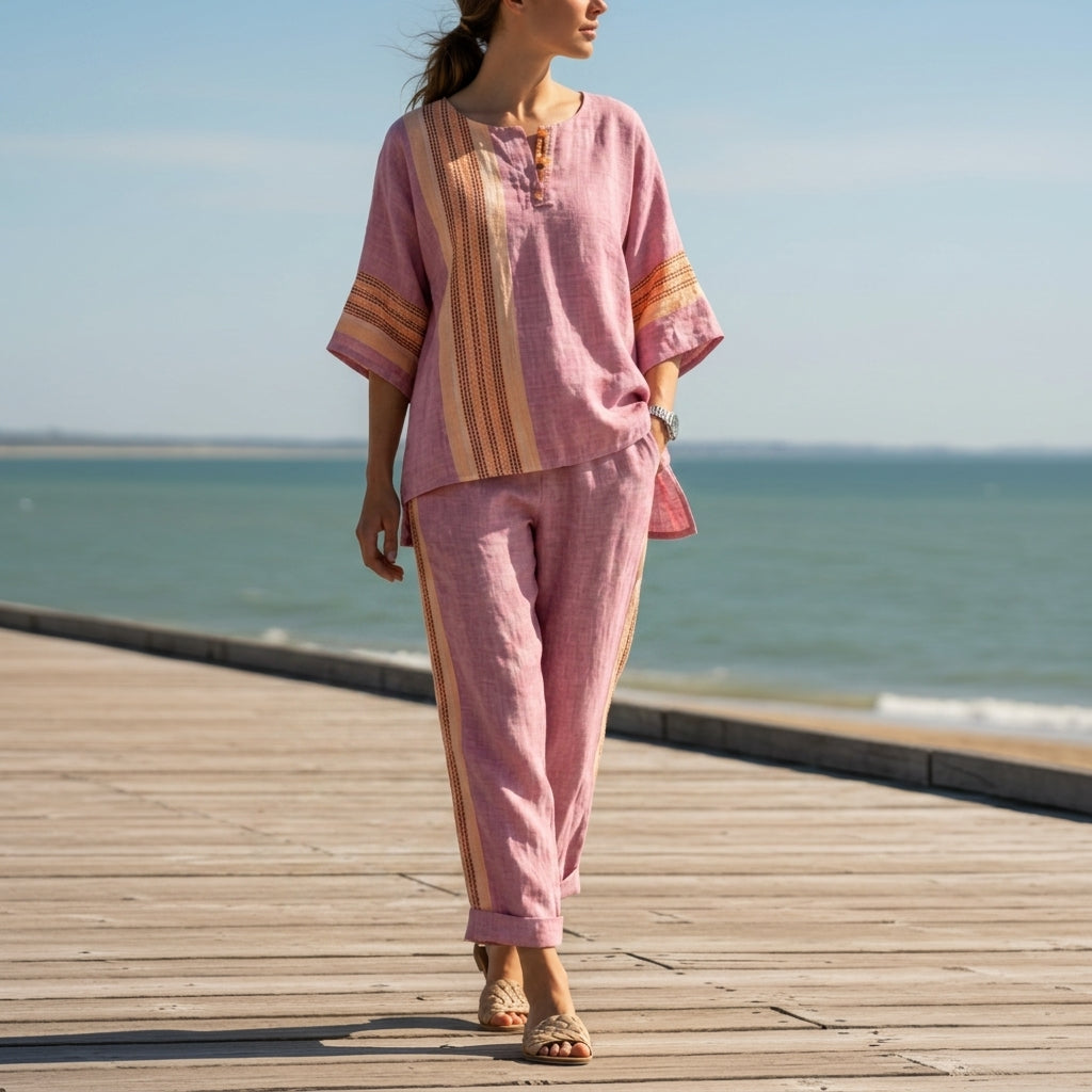 Women's Two-Piece Co-ord Set in a Luxurious Fabric Blend – Marlowe