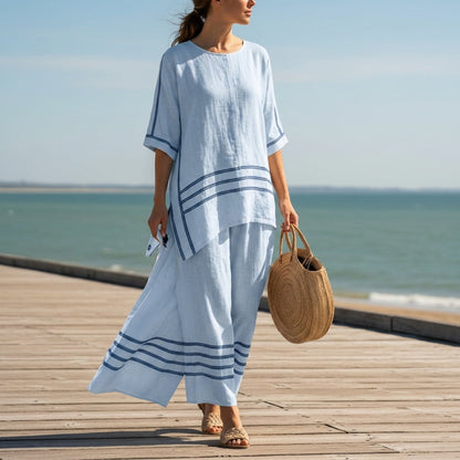 Women's Two-Piece Co-ord Set in a Luxurious Fabric Blend – Marlowe