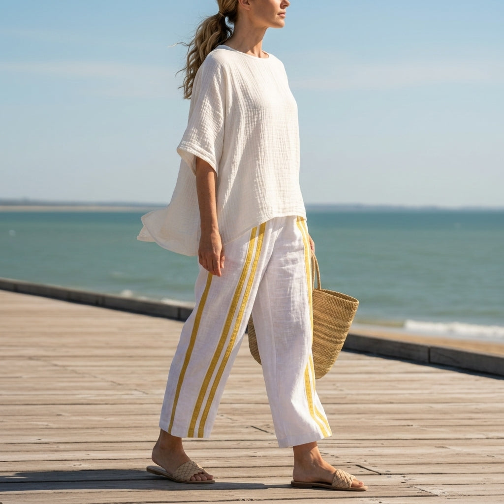 Women's Two-Piece Co-ord Set in a Luxurious Fabric Blend – Marlowe