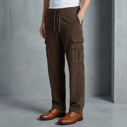 Corduroy Cargo Pants Relaxed Fit Functional Pockets – Marlowe