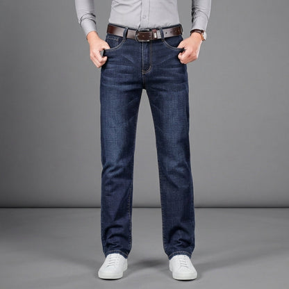 Straight-Leg Denim Jeans for Women Cotton Blend Classic Fit – Marlowe