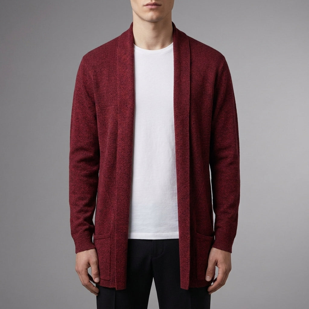 Women's Lightweight Drape Cardigan Elegant Longline Silhouette – Marlowe